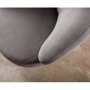 BONILLA design fotel - szürke / vintage barna