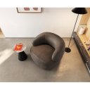 BONILLA design fotel - szürke / vintage barna