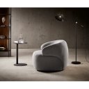 BONILLA design fotel - szürke / vintage barna