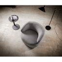 BONILLA design fotel - szürke / vintage barna