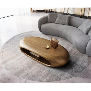 SINOR design dohányzóasztal - 140cm - bronz