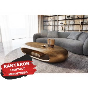 SINOR design dohányzóasztal - 140cm - bronz DELIFE