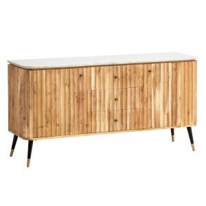 TANGO tömör akác komód - 150cm