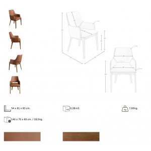 SALAZAR prémium étkezőszék