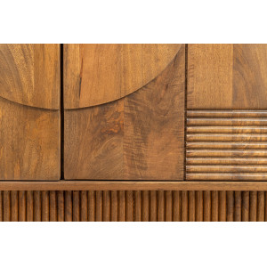 DECORAND különleges mangófa TV-szekrény - 200cm - barna
