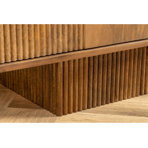 DECORAND különleges mangófa TV-szekrény - 200cm - barna