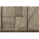 DECORAND különleges mangófa komód - 170cm - szürke