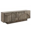 DECORAND különleges mangófa komód - 170cm - szürke