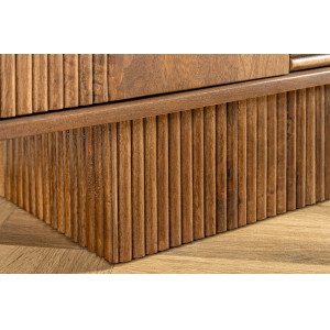 DECORAND különleges mangófa komód - 170cm - barna
