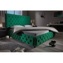 PARIS modern bársony ágykeret- 180x200cm - zöld