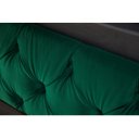 PARIS modern bársony ágykeret- 180x200cm - zöld