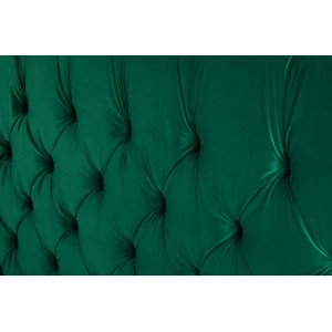 PARIS modern bársony ágykeret- 180x200cm - zöld