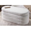 VOGUE design boucle ülőpad - fehér