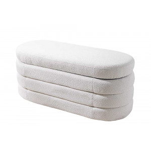 VOGUE design boucle ülőpad - fehér