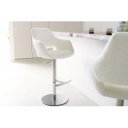 VESTA prémium bárszék - fehér bouclé