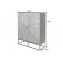 BARRACUDA STAR design teakfa szekrény - 120cm