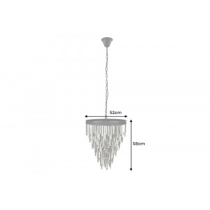 CRYSTAL exkluzív csillár - 52cm