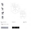 FABBRI modern forgószék