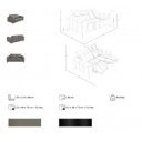 NIETO prémium bőr relax kanapé - 2 személyes - szürke