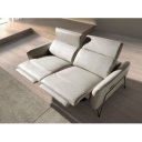 ESPOSITO prémium bőr relax kanapé - 2 személyes - beige