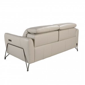 ESPOSITO prémium bőr relax kanapé - 2 személyes - beige