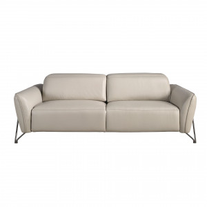 ESPOSITO prémium bőr relax kanapé - 3 személyes - beige