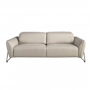 ESPOSITO prémium bőr relax kanapé - 3 személyes - beige