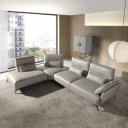 PAREDES prémium bőr sarokkanapé - balos kivitel