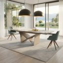 MANCINI prémium bővíthető kerámia étkezőasztal - 200-290cm