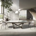 MANCINI prémium bővíthető kerámia étkezőasztal - 200-290cm