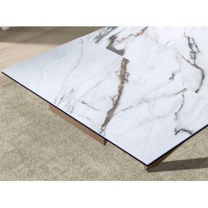 SALGADO prémium bővíthető kerámia étkezőasztal - 160-240cm