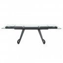 MARTINI prémium bővíthető üveg étkezőasztal - 180-270cm