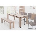 MAKASSAR NATUR tömör rózsafa étkezőasztal 160cm