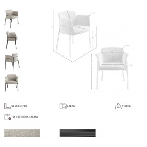 FUSCO prémium étkezőszék