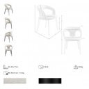 MELONI prémium étkezőszék