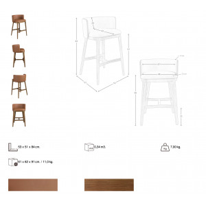 GIORGI prémium bárszék