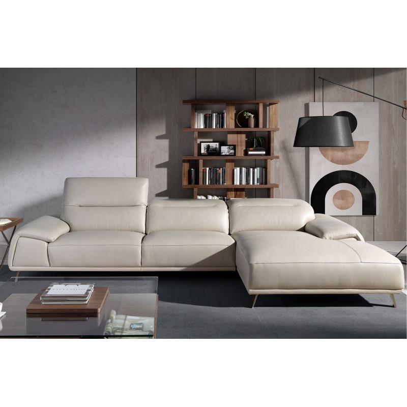 MURILLO prémium bőr sarokkanapé - jobbos kivitel