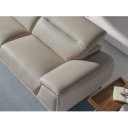 MURILLO prémium bőr sarokkanapé - balos kivitel