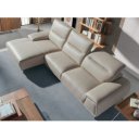 MURILLO prémium bőr sarokkanapé - balos kivitel