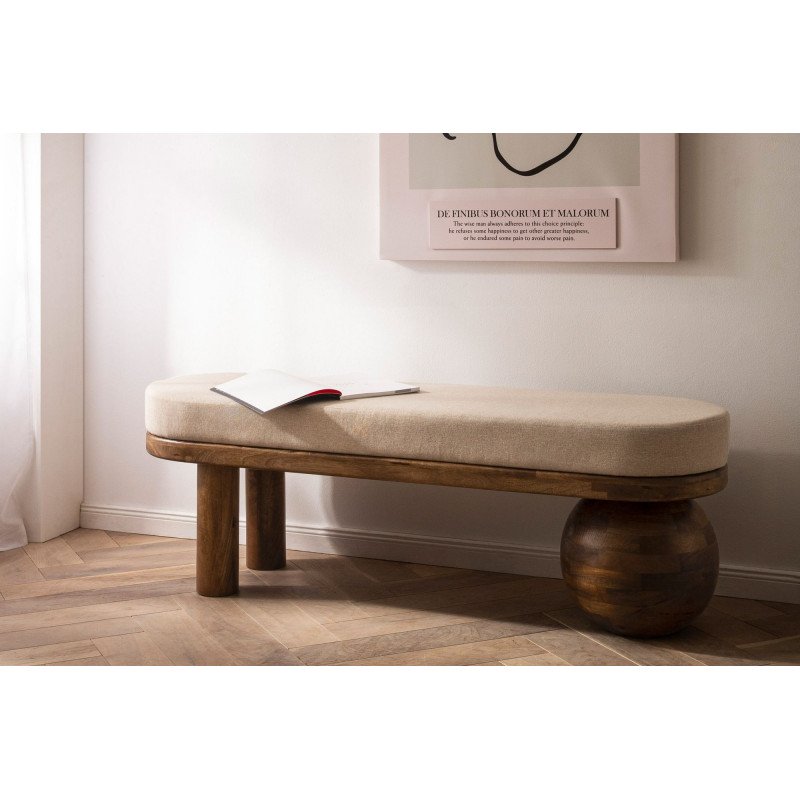 SOLONI prémium mangófa ülőpad - 140cm