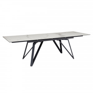 MONET design kerámia bővíthető étkezőasztal -180-260cm - fehér