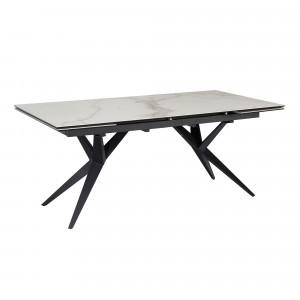 RENOIR design  kerámia bővíthető étkezőasztal -180-260cm - fehér
