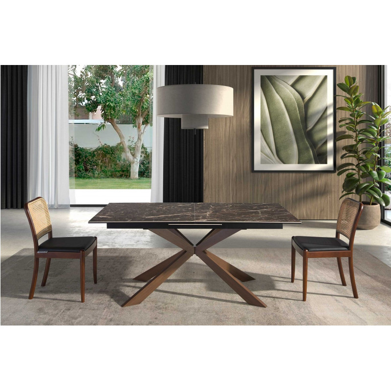 PALAEZ prémium bővíthető kerámia étkezőasztal - 160-200cm