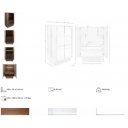 CALDERON prémium dió tálalószekrény