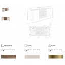 CASAVELLA prémium dió fiókos komód - 160cm