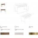 CASAVELLA prémium dió íróasztal - 140cm