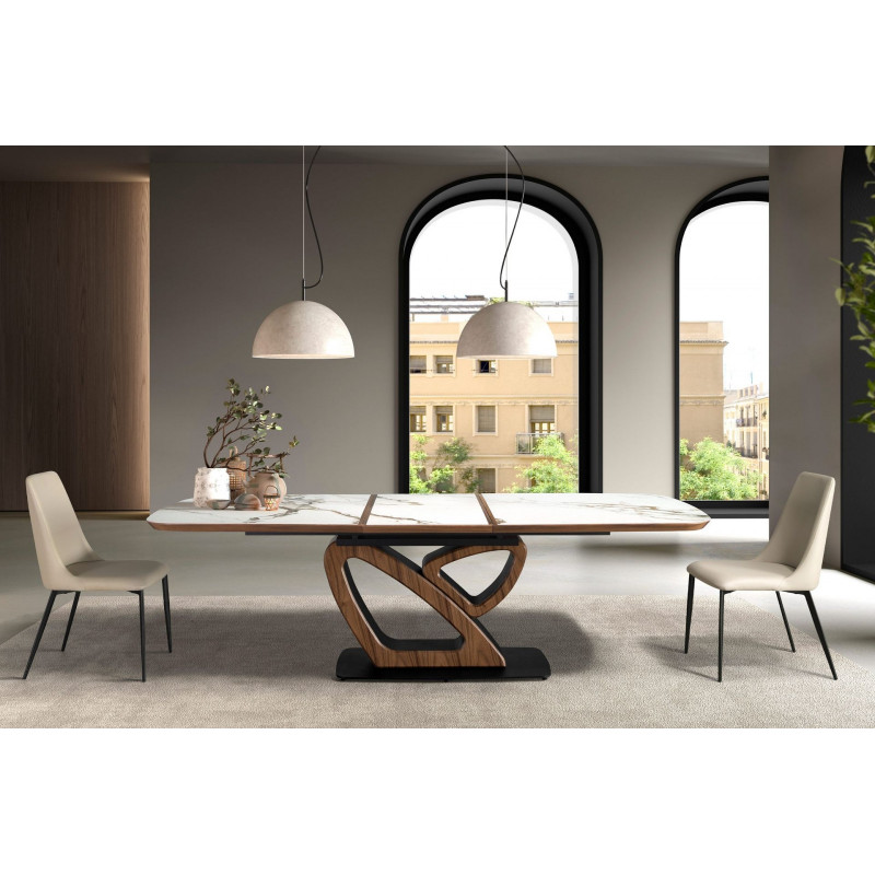 PRADOS prémium bővíthető kerámia étkezőasztal - 180-230cm