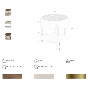 CASAVELLA prémium dió lerakóasztal