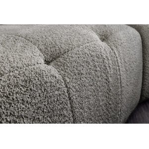 ROYAL design bouclé kanapé - 295cm - szürke