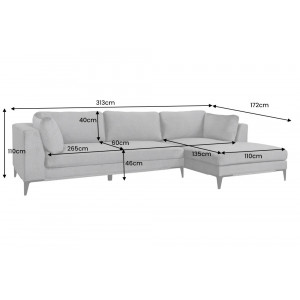 SIGNUM design kanapé - beige